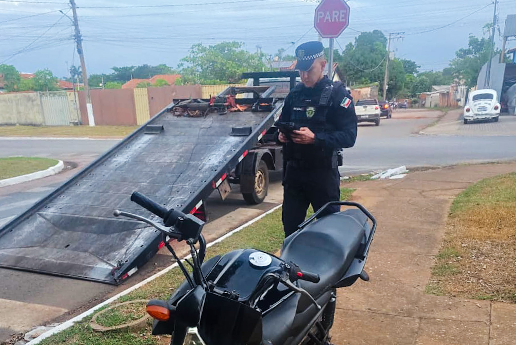 Guarda Municipal recupera motocicleta furtada e reforça investigação sobre possíveis crimes na região
