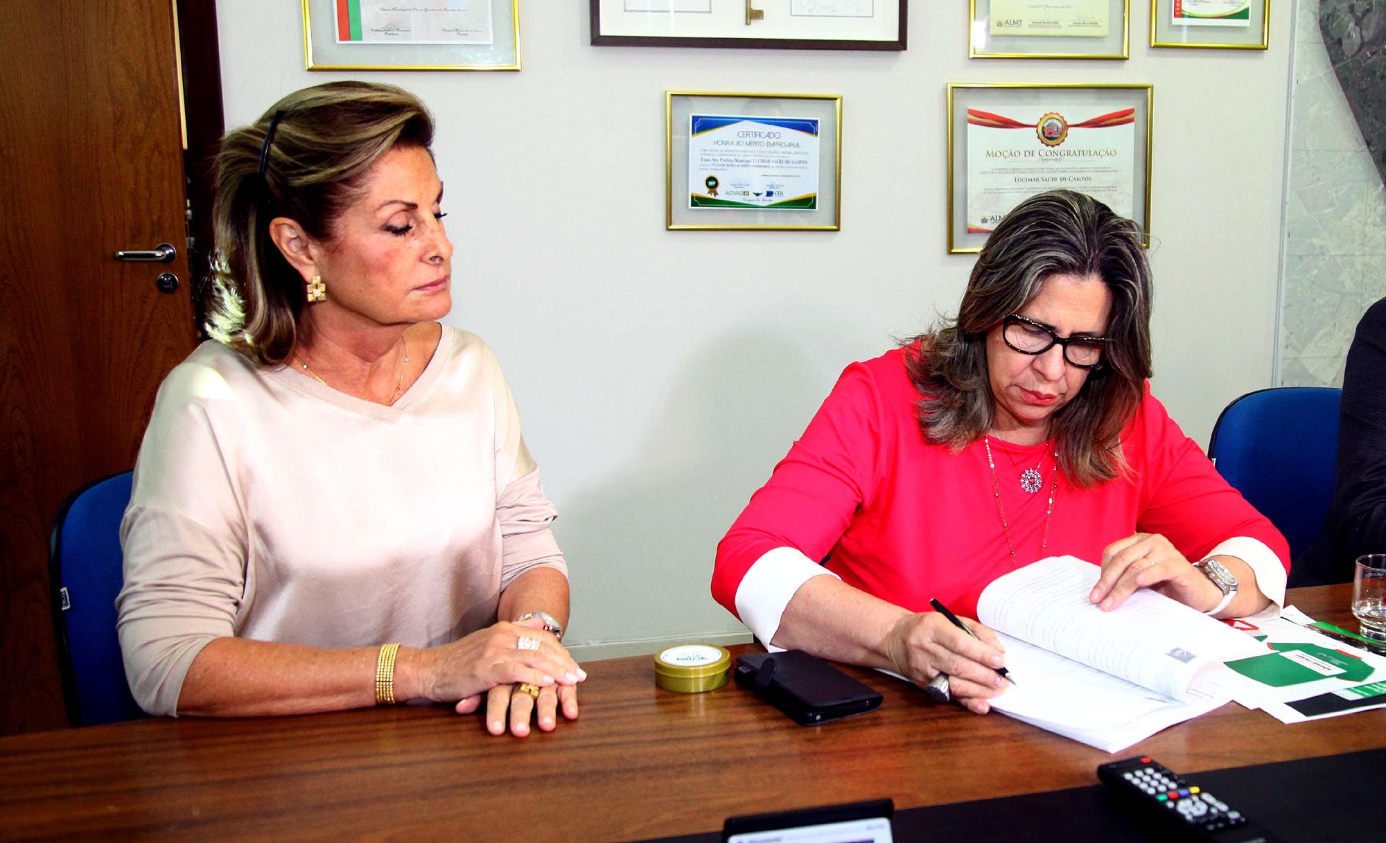 Assinatura para realização do 