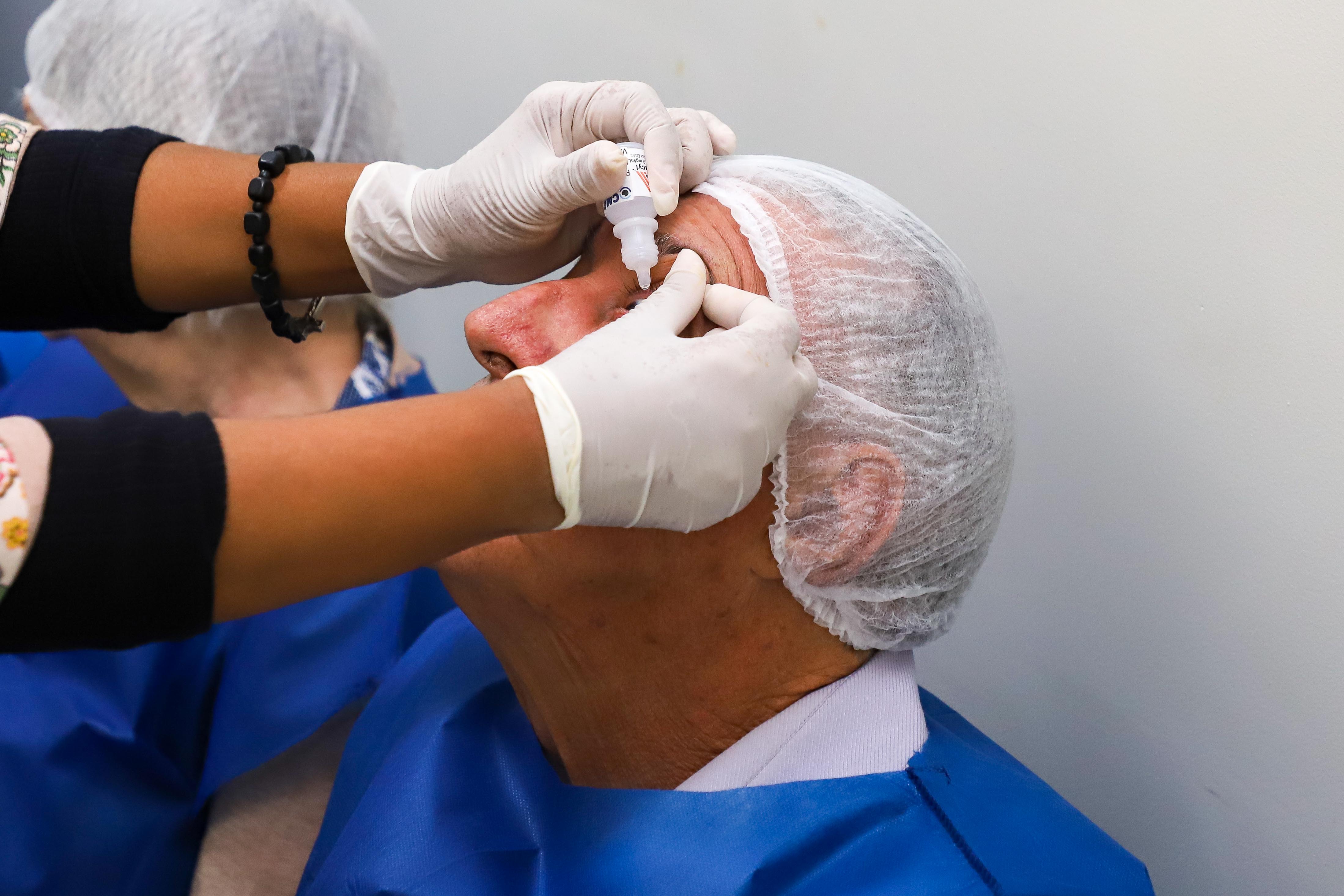 Mutirão de cirurgias de catarata atende 100 pacientes nesta quinta (2) e sexta-feira (3)