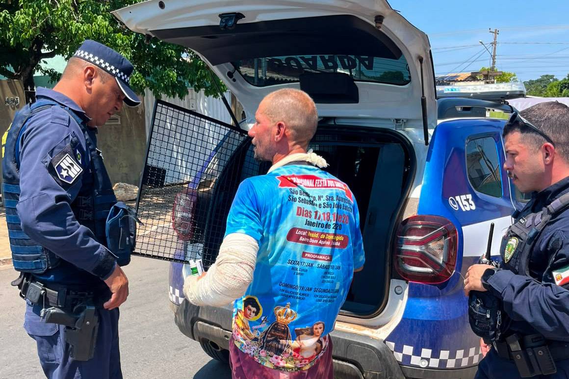Homem com medida protetiva é detido após tentar invadir escola onde filho estuda em Várzea Grande