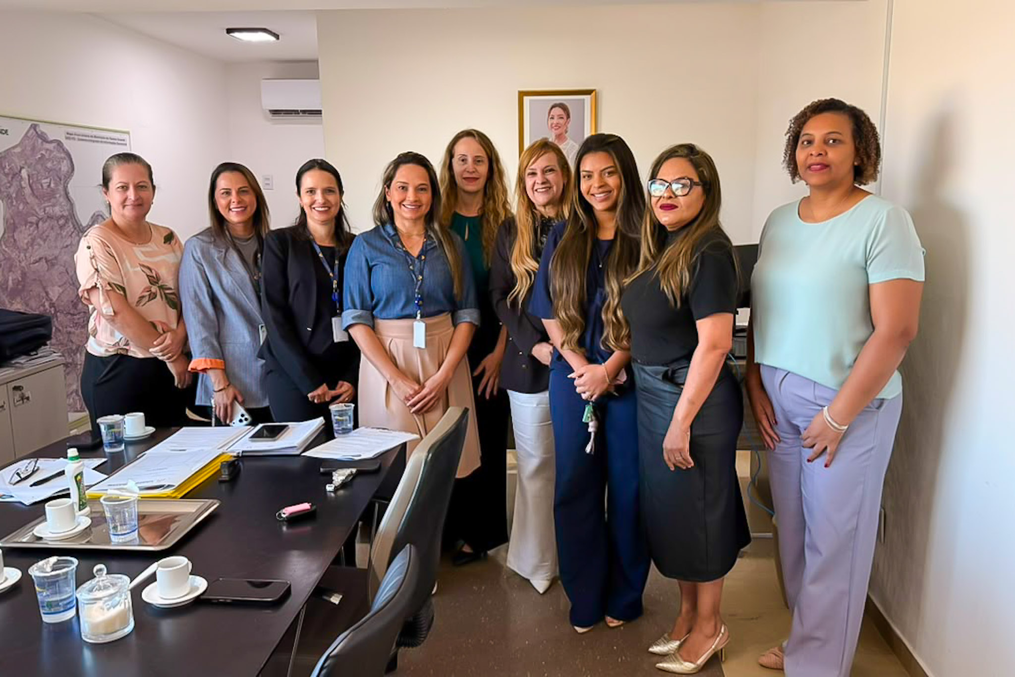 Secretaria de Saúde recebe equipe do Tribunal de Contas e apresenta fluxos de atendimento da rede municipal