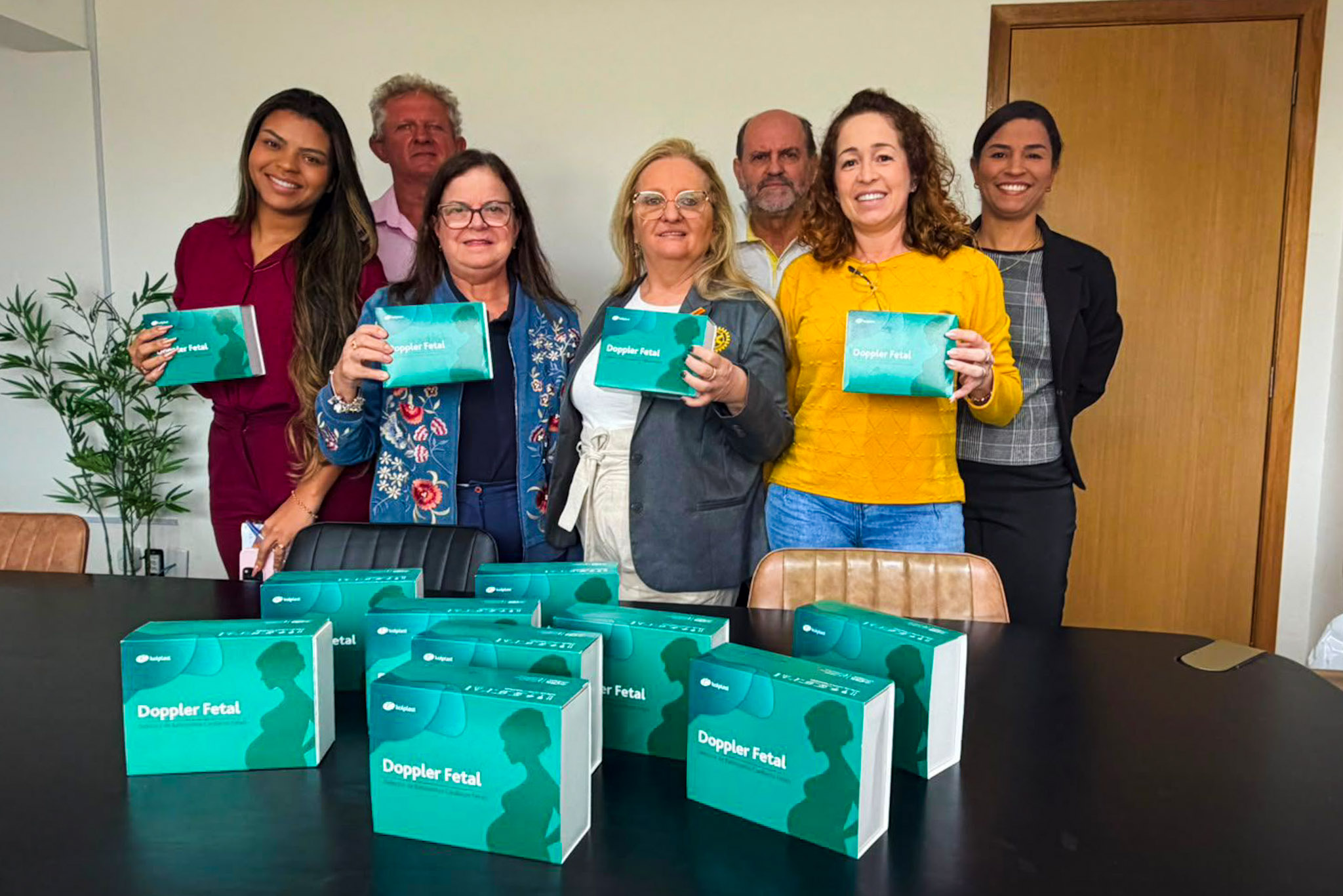 Parceria entre Saúde de Várzea Grande e Rotary 4440 reforça atendimento pré-natal nas UBSs com novos sonares obstétricos