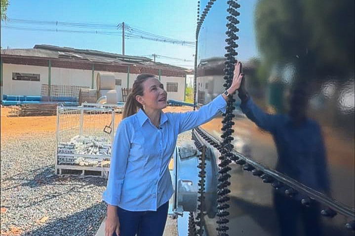 Flávia Moretti vistoria obras de cinco reservatórios que ampliarão segurança no abastecimento de água