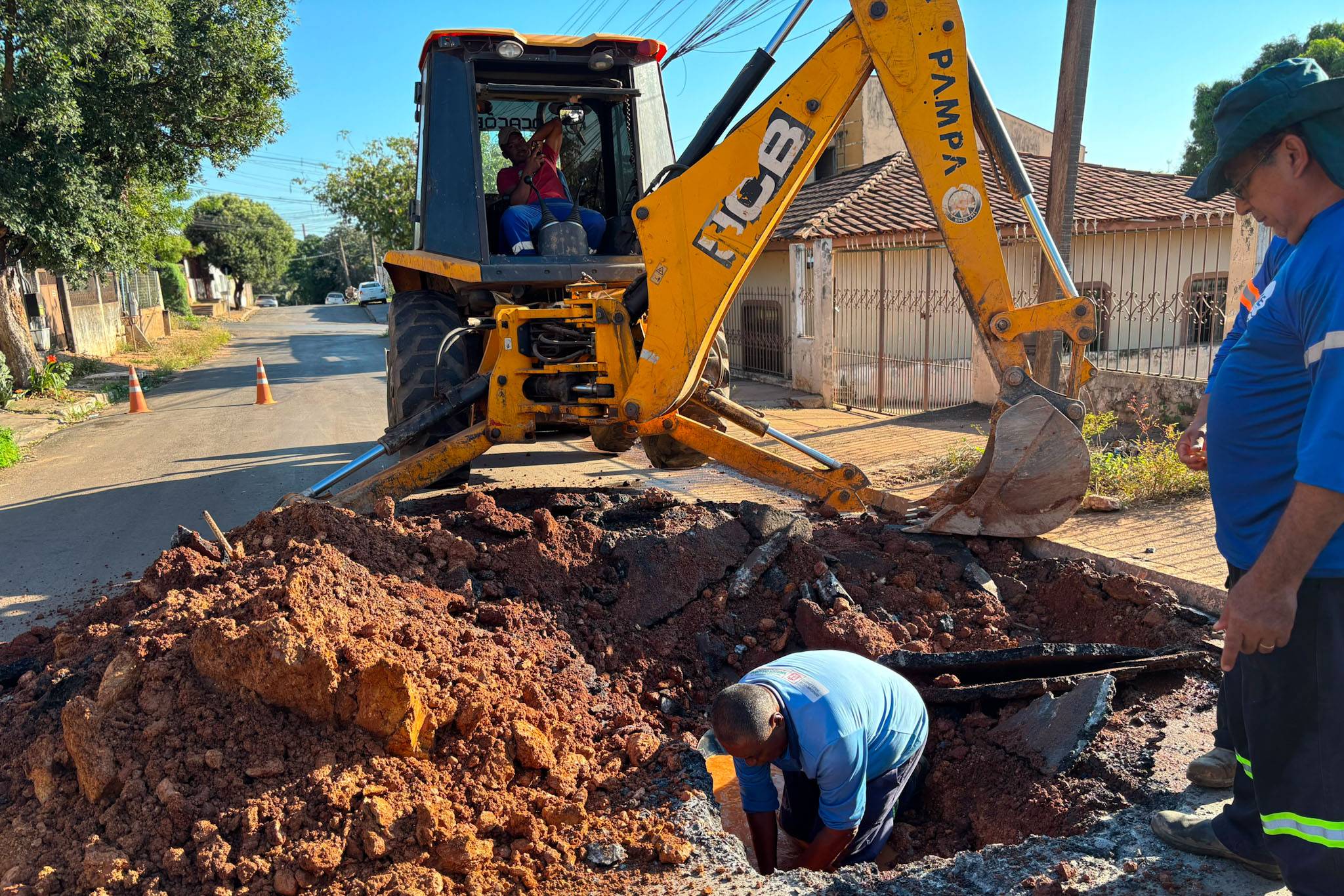 DAE-VG intensifica fiscalização contra ligações clandestinas após identificar irregularidades em vazamentos no Colinas Verdejantes