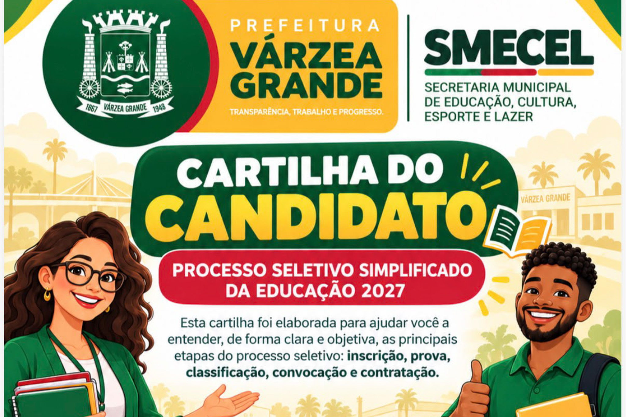 Prefeitura disponibiliza Cartilha do Candidato para orientar participantes do PSS da Educação 2027